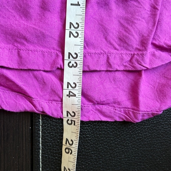 Alice Walk Smocked front yoke embroidered Top Vneck two button closure peasant M - Picture 11 of 11